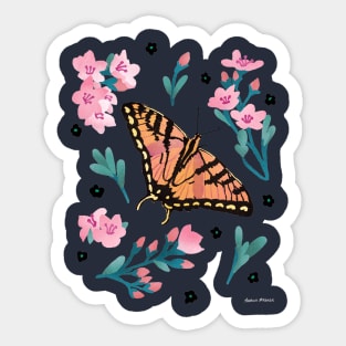 Western Swallowtail Tiger Butterfly Sticker